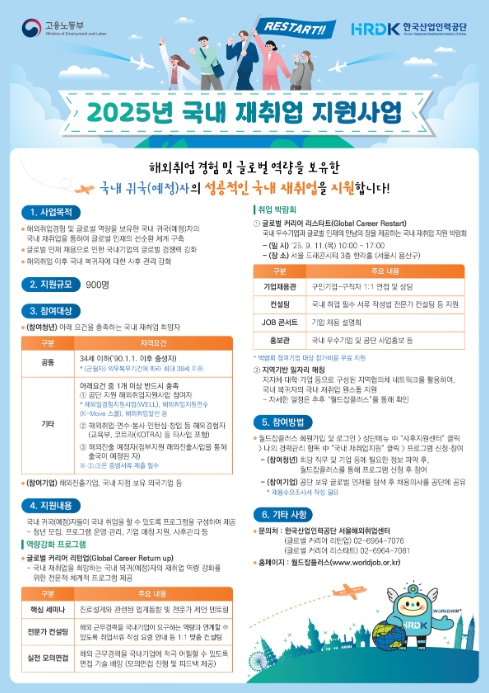 고용노동부, 청년들의 글로벌 역량 이제는 글로컬 무대로 기사 이미지
