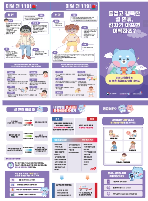 보건복지부, 설 연휴, 응급실은 중증환자에게 양보해 주세요 기사 이미지