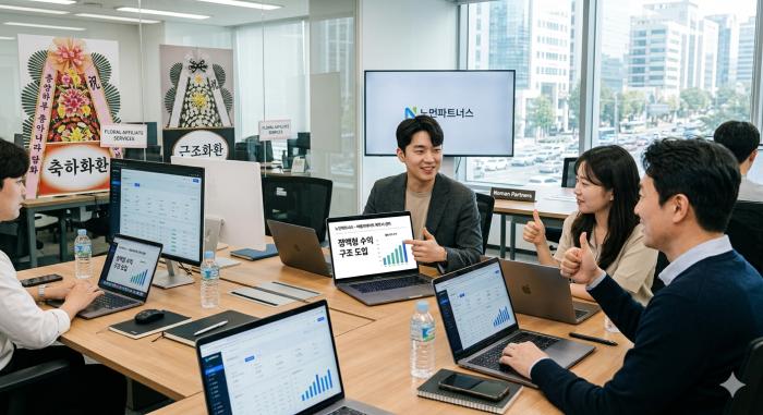 근조·축하화환 어필리에이트 플랫폼 노먼파트너스, 정액형 수익 구조 도입