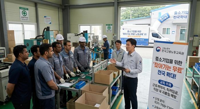 고용노동부 한국고용노동교육원, 중소기업 위한 '찾아가는 무료 노동교육' 전국 확대