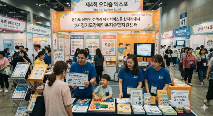 오티즘 엑스포 참가 경기도장애인복지종합지원센터, 장애인 복지서비스 홍보