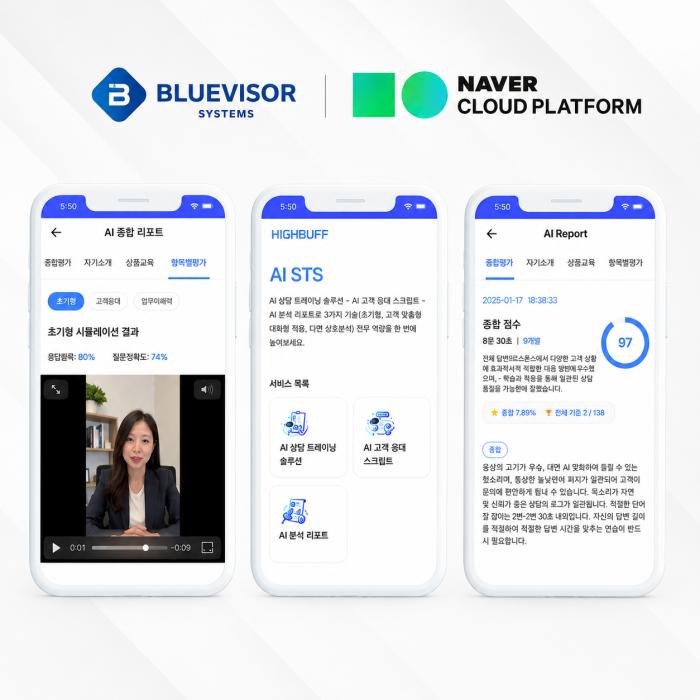 블루바이저시스템즈 ‘AI STS’, 네이버클라우드 마켓플레이스 진출