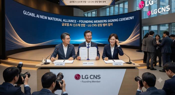 글로벌 AI 신소재 연합, LG CNS 창립 멤버로 참여