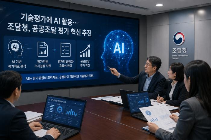 기술평가에 AI 활용… 조달청, 공공조달 평가 혁신 추진