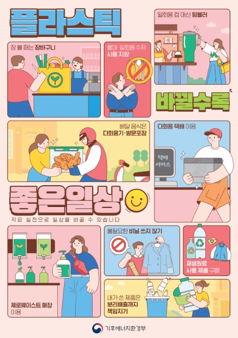 기후에너지환경부, 플라스틱 줄이기 범국민 실천운동 추진